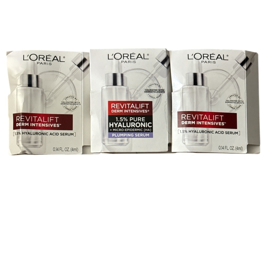 3 L’Oreal Hyaluronic Acid Serum Minis
